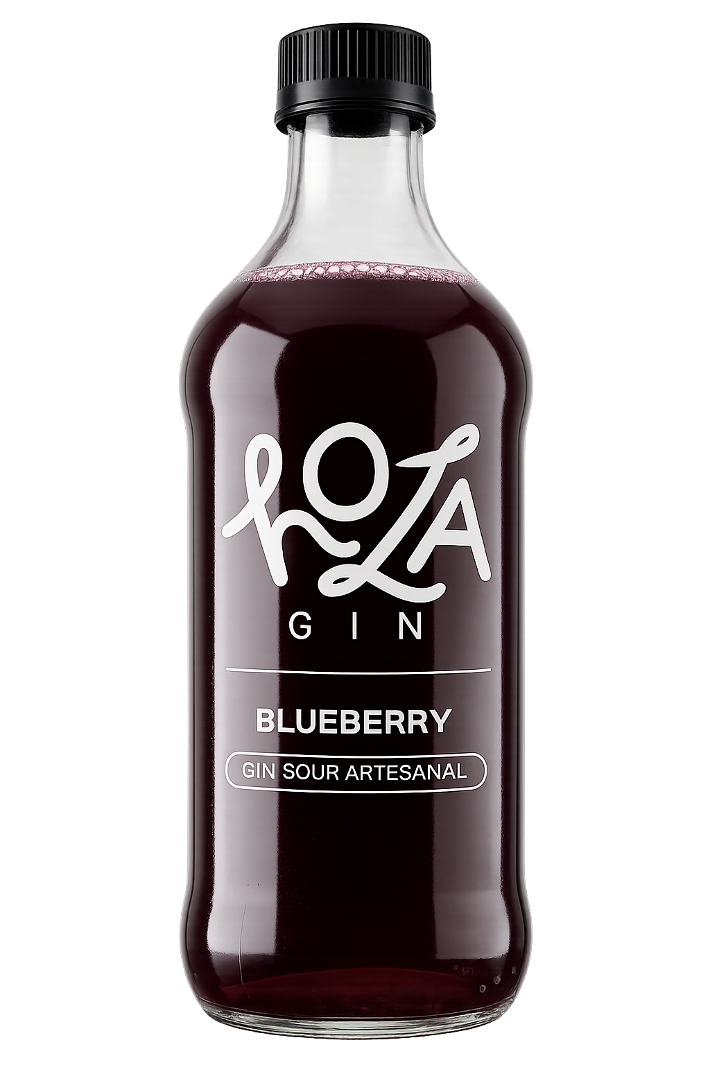 Botella de HolaGin® Blueberry Gin, formato 1 litro